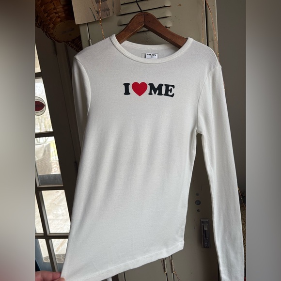 I Love Me Womens Long Sleeve Baby Tee - Picture 8 of 13